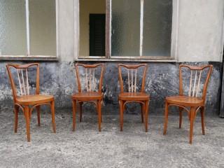 FOUR BISTRO CHAIRS