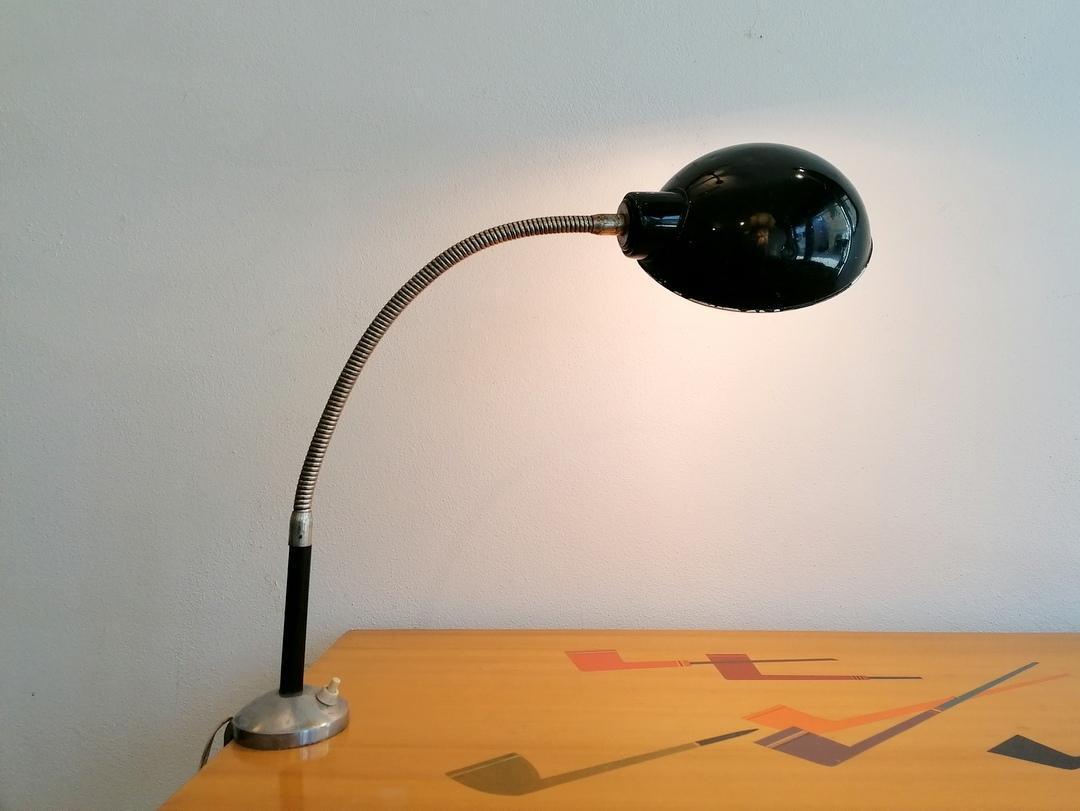 clamp-on table lamp 1950s