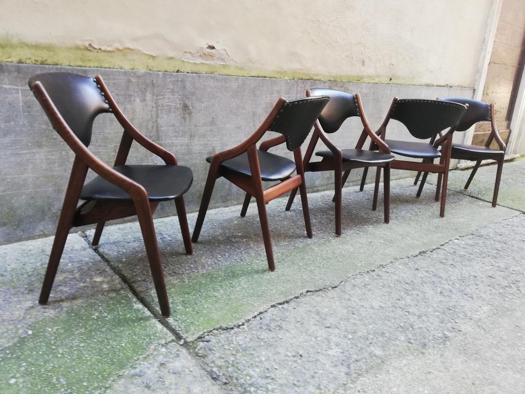 5 sedie danesi anni 50