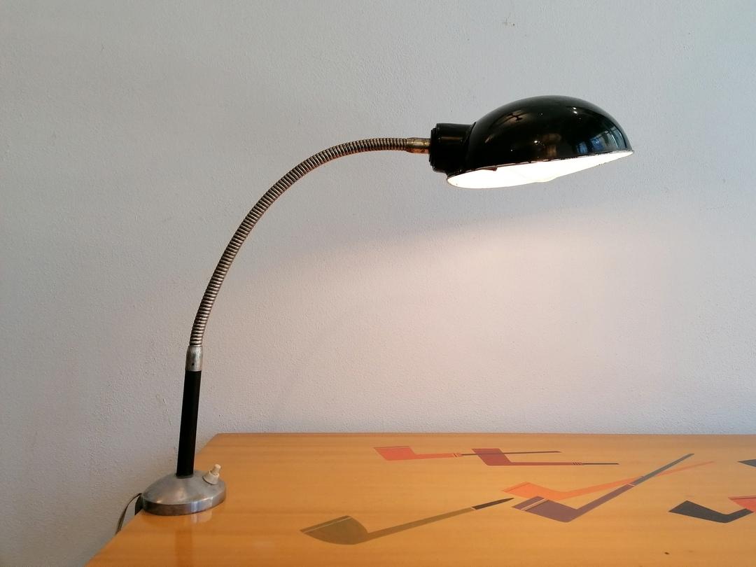 clamp-on table lamp 1950s