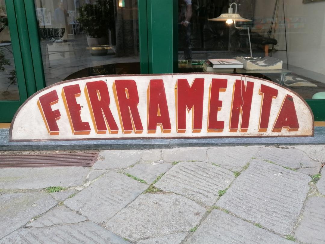 insegna FERRAMENTA