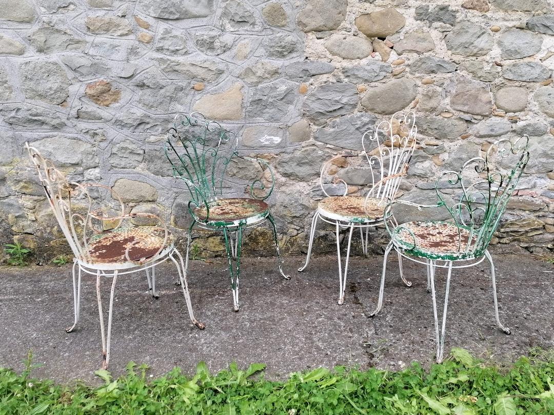 sedie giardino impilabili