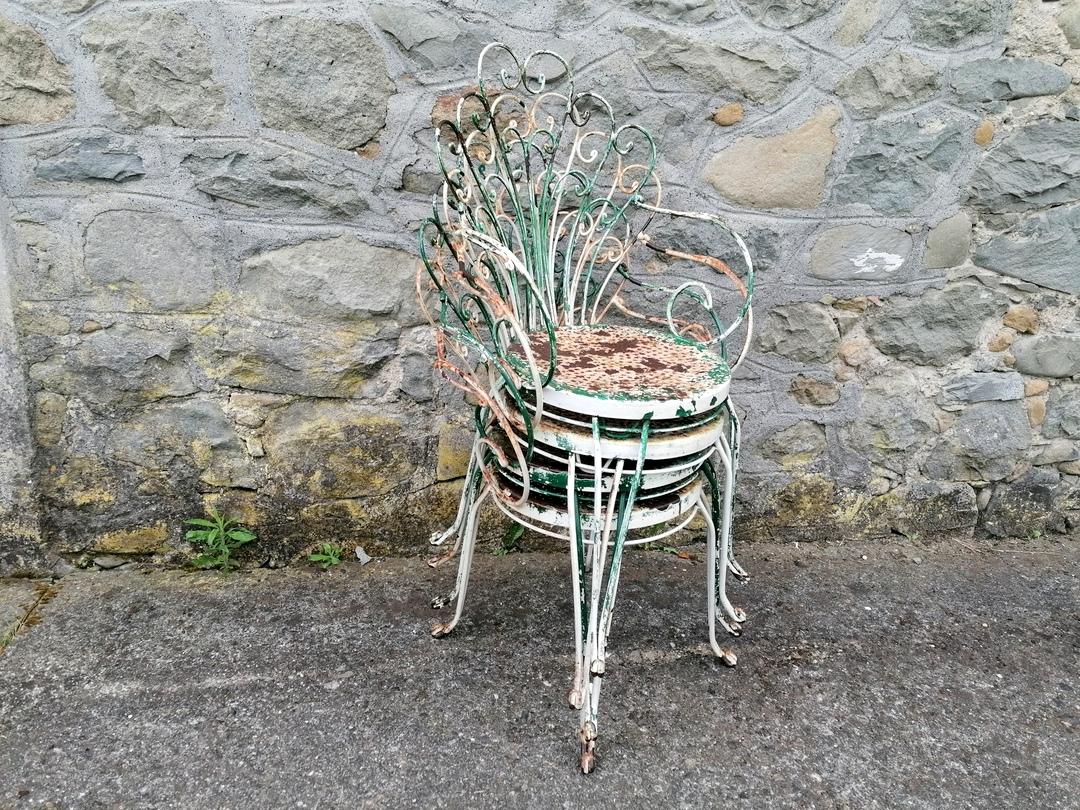 sedie giardino impilabili