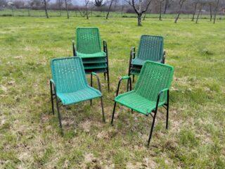 CAFÉ CHAIRS LOT GREEN